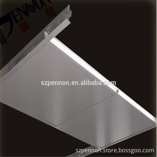 Lay-on Square Angle Suspension Aluminum Square Ceiling False Tiles